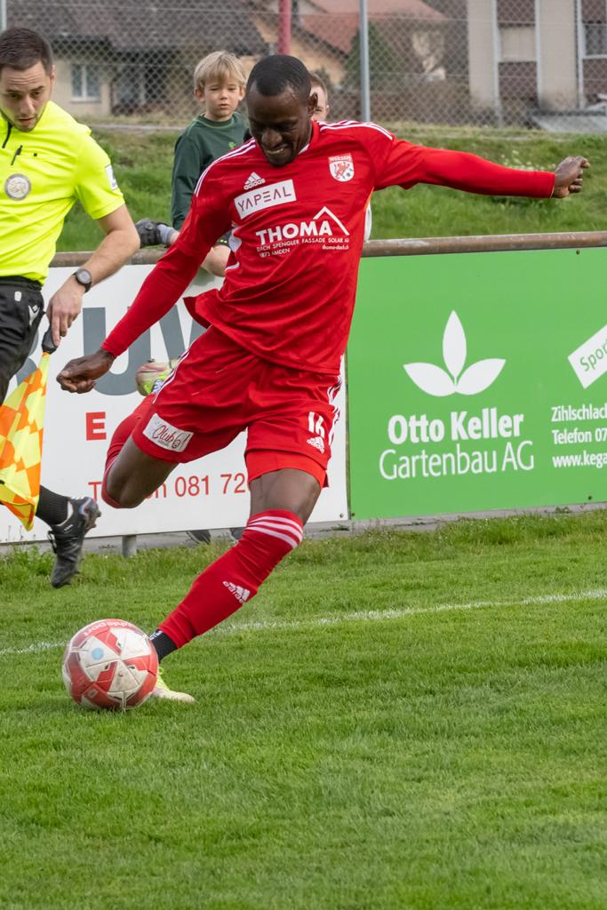 Perry Gamba On The Pitch